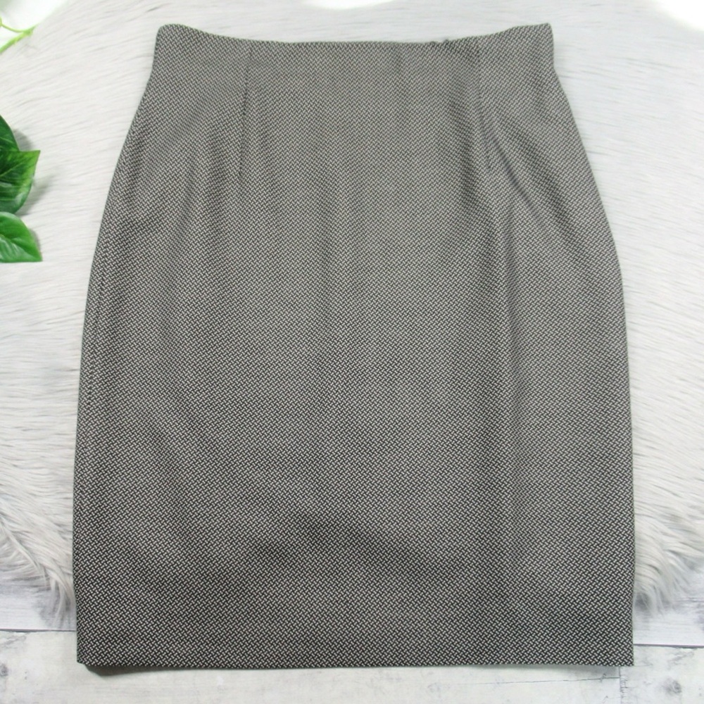 ZANELLA Cotton Knitted Back Zip Pencil Skirt Women’s 48 US Size 14